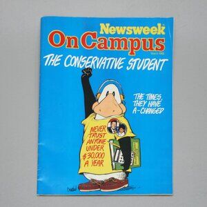 Newsweek On Campus Magazine March 1985 Opus Bloom County Conservative Student